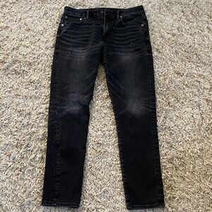 American Eagle Outfitters Black Athletic Skinny Men's Jeans